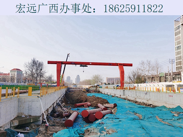 地鐵工程中龍門吊的安裝注意事項(xiàng)